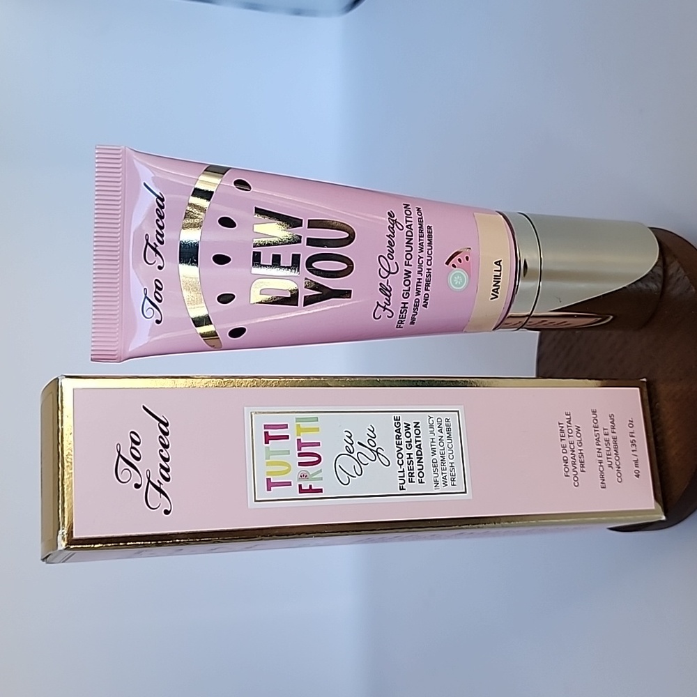 Too Faced Tutti Frutti Dew You Full Coverage Fresh Glow Foundation - Van…